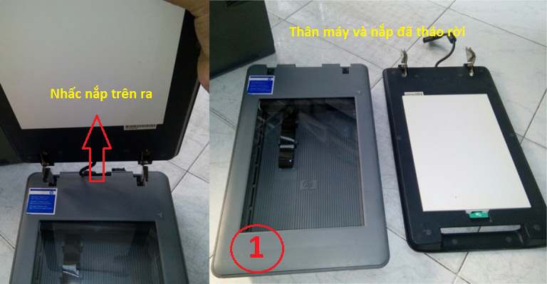 Sửa máy scan Hp G4010 bản scan bị mờ