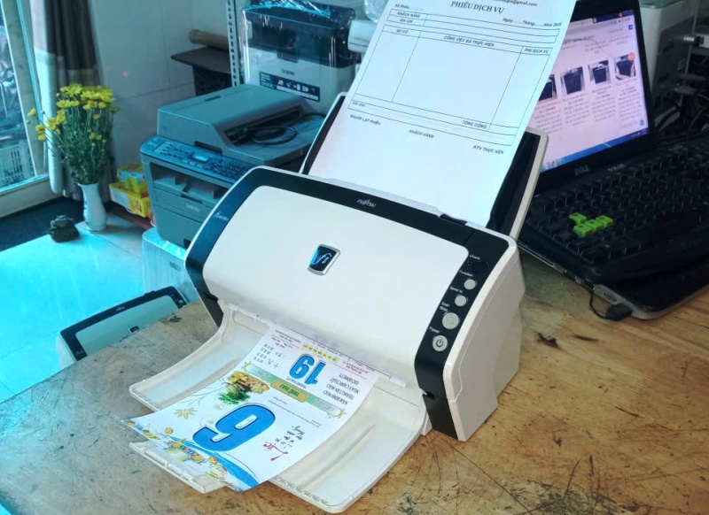 Máy scan 2 mặt Fujitsu Fi 6130 cũ